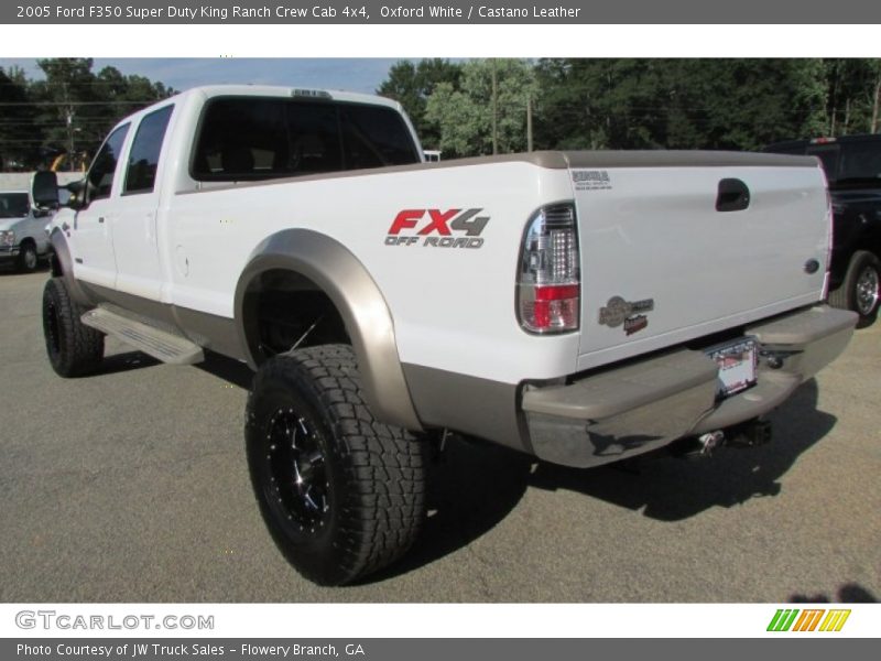 Oxford White / Castano Leather 2005 Ford F350 Super Duty King Ranch Crew Cab 4x4