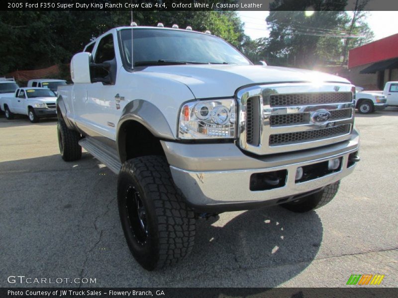 Oxford White / Castano Leather 2005 Ford F350 Super Duty King Ranch Crew Cab 4x4