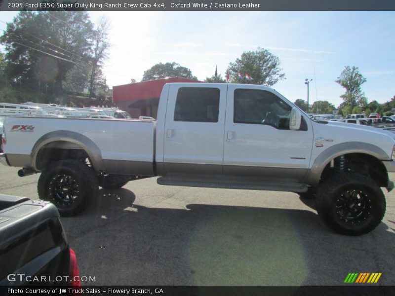 Oxford White / Castano Leather 2005 Ford F350 Super Duty King Ranch Crew Cab 4x4