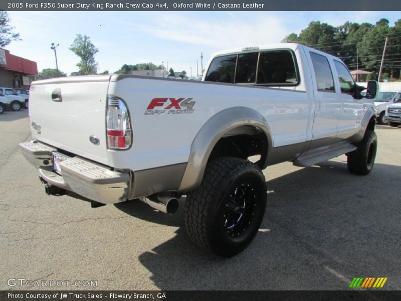 Oxford White / Castano Leather 2005 Ford F350 Super Duty King Ranch Crew Cab 4x4
