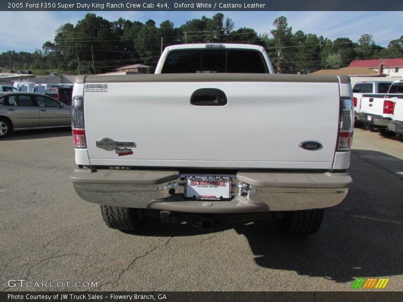 Oxford White / Castano Leather 2005 Ford F350 Super Duty King Ranch Crew Cab 4x4