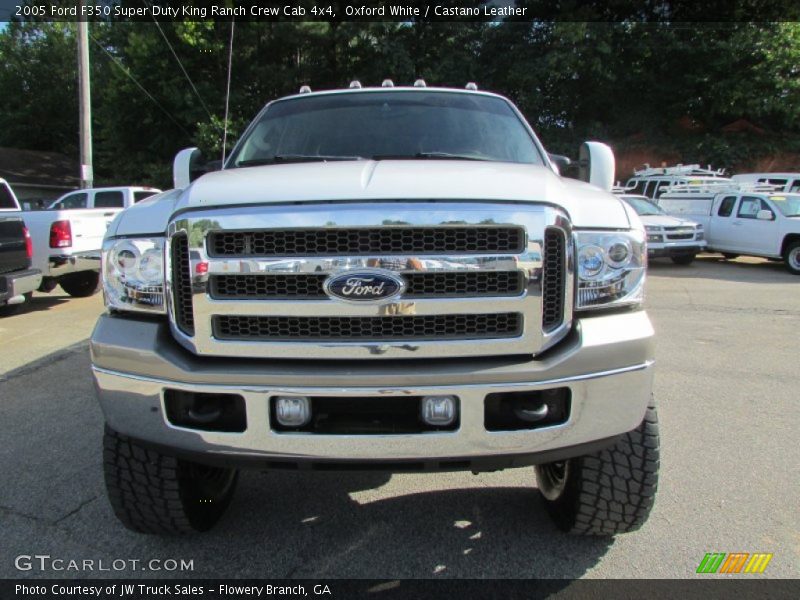 Oxford White / Castano Leather 2005 Ford F350 Super Duty King Ranch Crew Cab 4x4