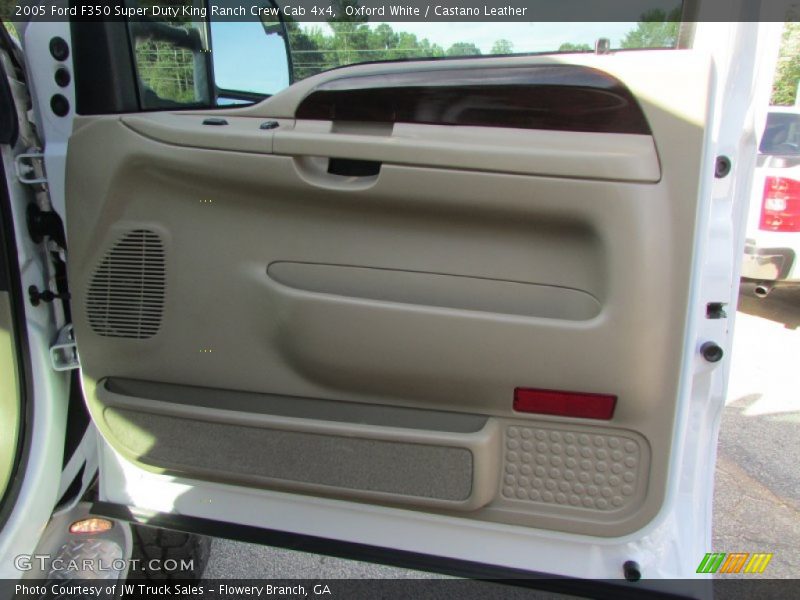Oxford White / Castano Leather 2005 Ford F350 Super Duty King Ranch Crew Cab 4x4