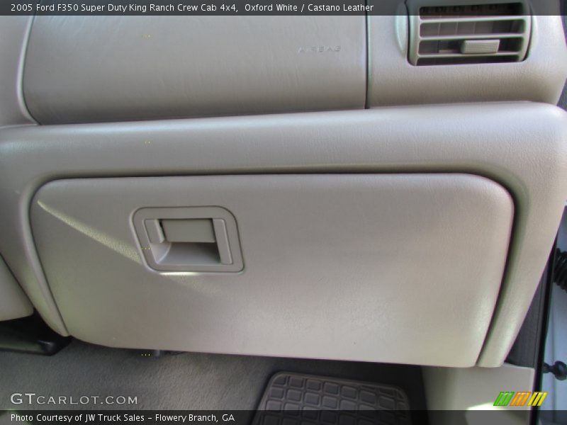 Oxford White / Castano Leather 2005 Ford F350 Super Duty King Ranch Crew Cab 4x4