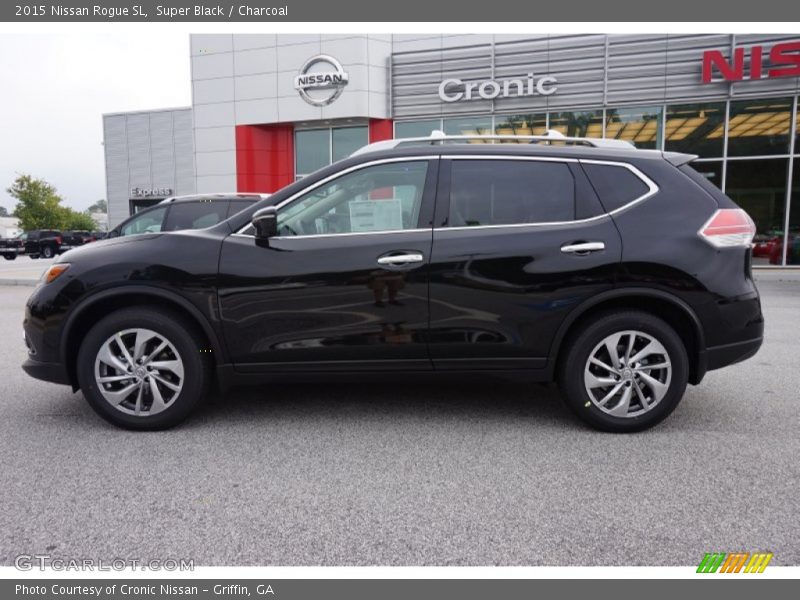 Super Black / Charcoal 2015 Nissan Rogue SL