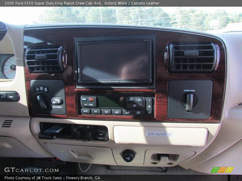 Oxford White / Castano Leather 2005 Ford F350 Super Duty King Ranch Crew Cab 4x4