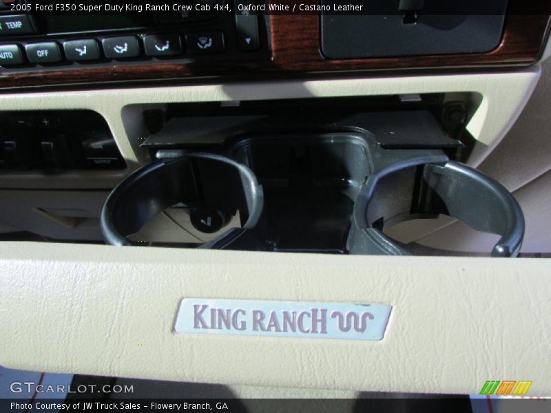 Oxford White / Castano Leather 2005 Ford F350 Super Duty King Ranch Crew Cab 4x4