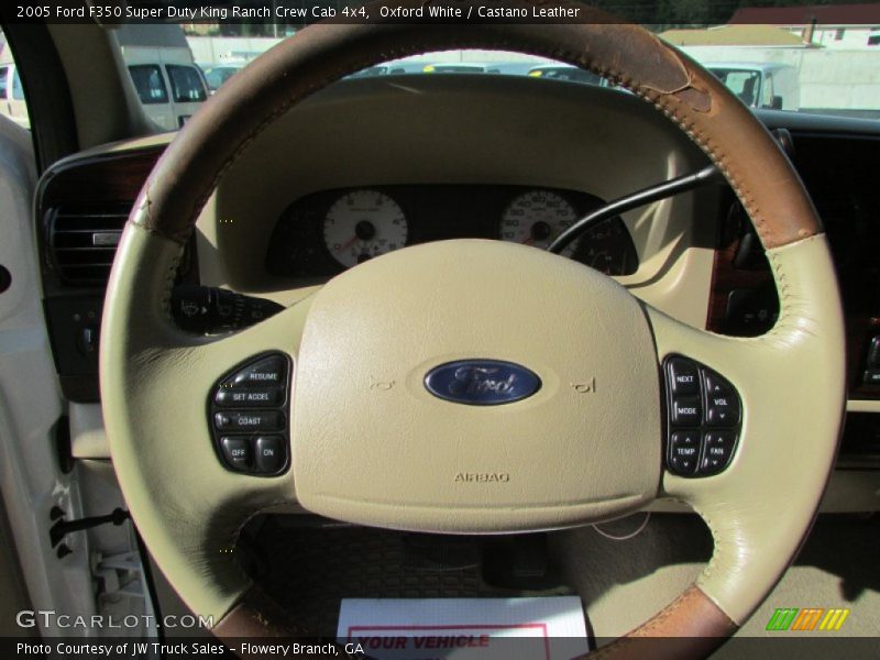Oxford White / Castano Leather 2005 Ford F350 Super Duty King Ranch Crew Cab 4x4
