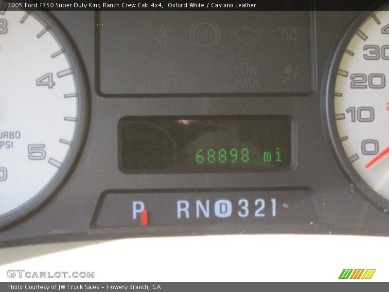 Oxford White / Castano Leather 2005 Ford F350 Super Duty King Ranch Crew Cab 4x4