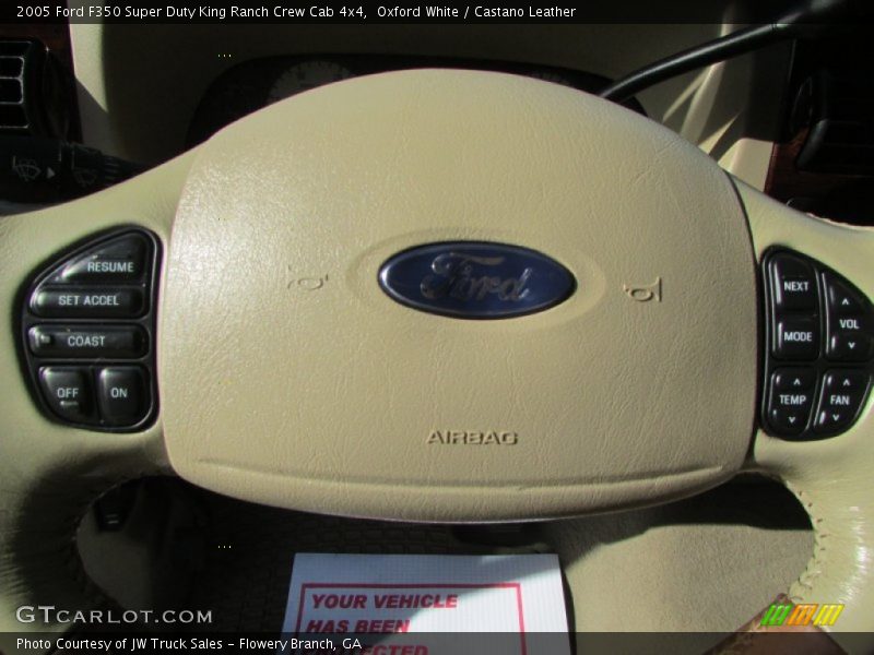Oxford White / Castano Leather 2005 Ford F350 Super Duty King Ranch Crew Cab 4x4