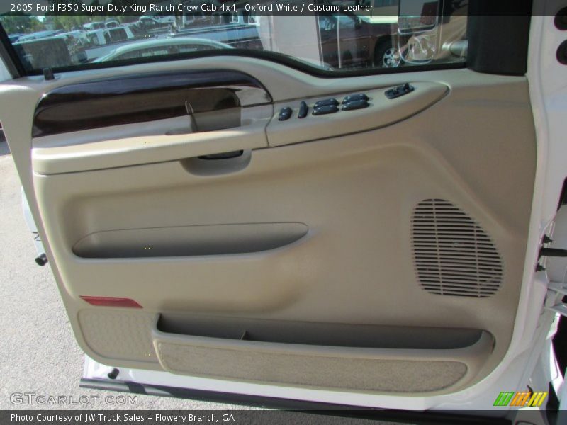 Oxford White / Castano Leather 2005 Ford F350 Super Duty King Ranch Crew Cab 4x4