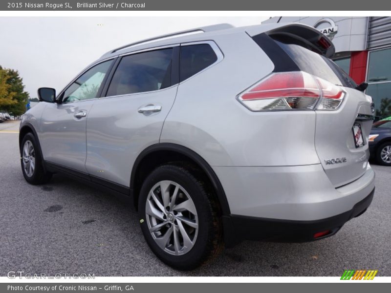Brilliant Silver / Charcoal 2015 Nissan Rogue SL
