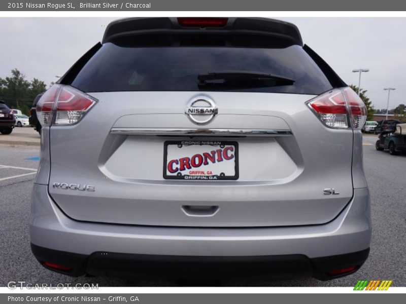 Brilliant Silver / Charcoal 2015 Nissan Rogue SL