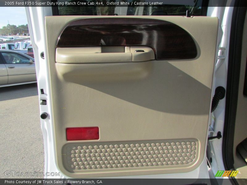 Oxford White / Castano Leather 2005 Ford F350 Super Duty King Ranch Crew Cab 4x4