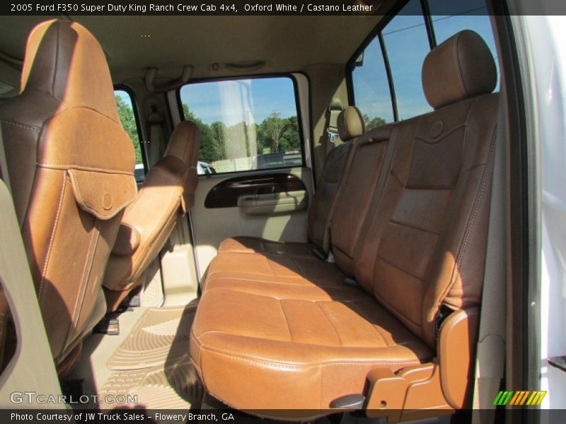 Oxford White / Castano Leather 2005 Ford F350 Super Duty King Ranch Crew Cab 4x4