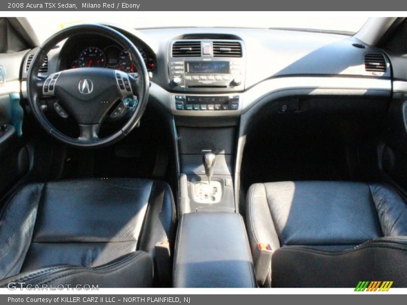 Milano Red / Ebony 2008 Acura TSX Sedan