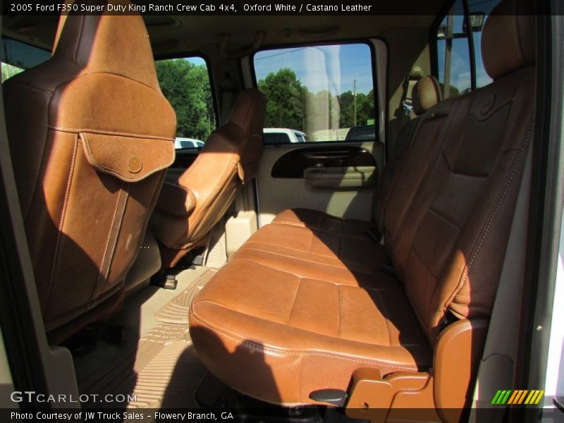 Oxford White / Castano Leather 2005 Ford F350 Super Duty King Ranch Crew Cab 4x4