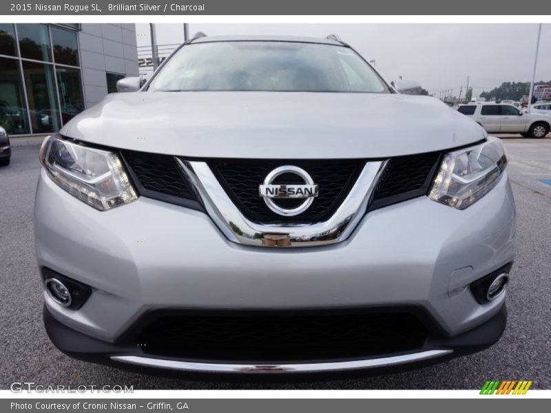 Brilliant Silver / Charcoal 2015 Nissan Rogue SL
