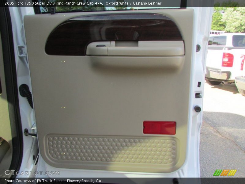 Oxford White / Castano Leather 2005 Ford F350 Super Duty King Ranch Crew Cab 4x4