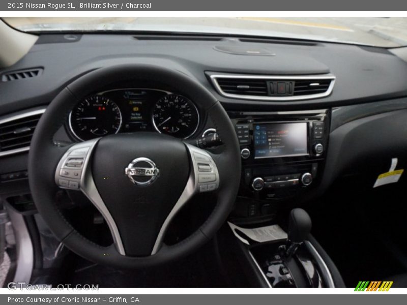 Brilliant Silver / Charcoal 2015 Nissan Rogue SL