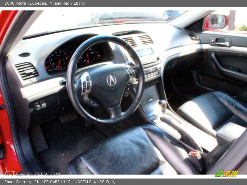 Milano Red / Ebony 2008 Acura TSX Sedan