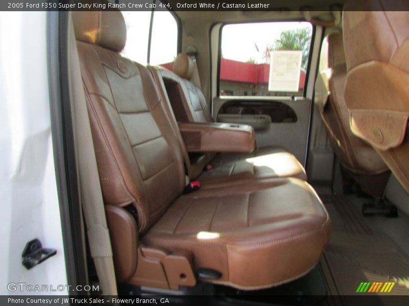 Oxford White / Castano Leather 2005 Ford F350 Super Duty King Ranch Crew Cab 4x4