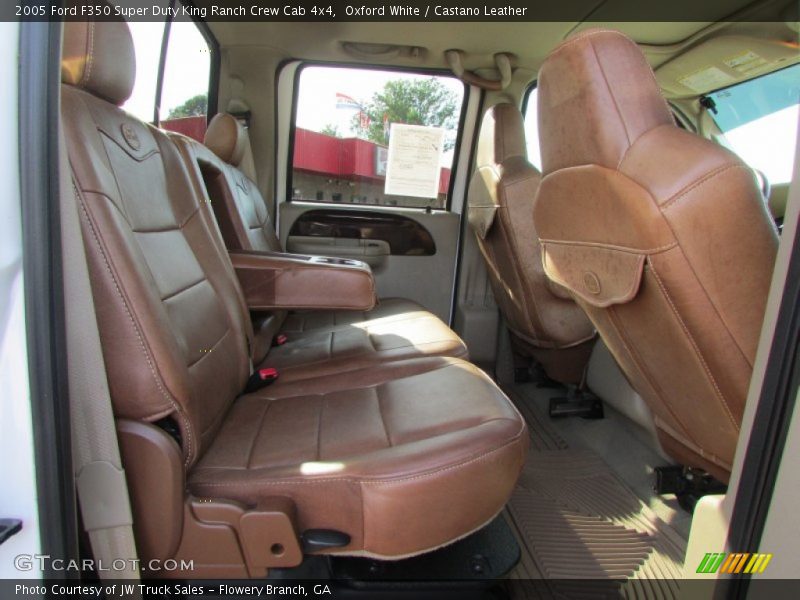 Oxford White / Castano Leather 2005 Ford F350 Super Duty King Ranch Crew Cab 4x4