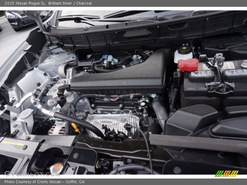 Brilliant Silver / Charcoal 2015 Nissan Rogue SL