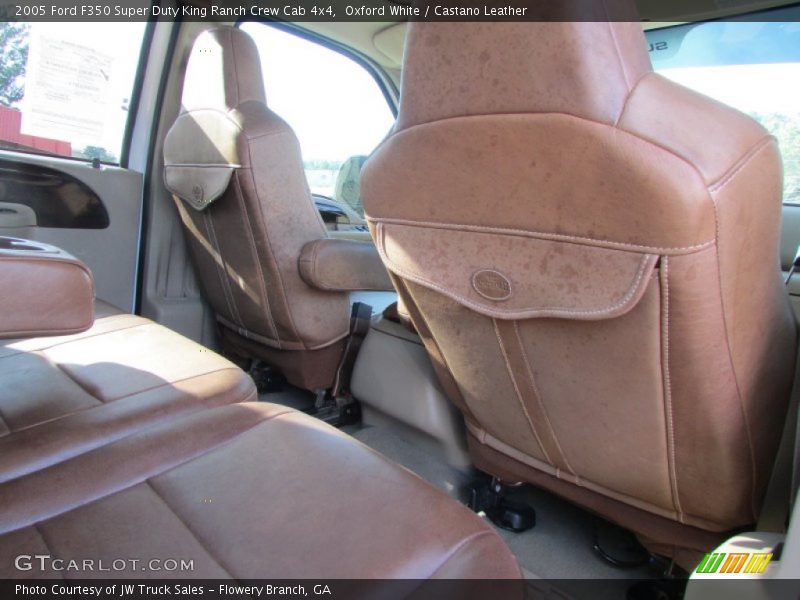 Oxford White / Castano Leather 2005 Ford F350 Super Duty King Ranch Crew Cab 4x4