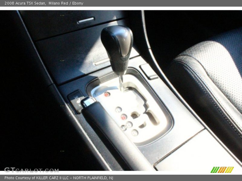 Milano Red / Ebony 2008 Acura TSX Sedan