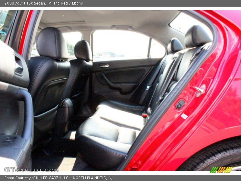 Milano Red / Ebony 2008 Acura TSX Sedan