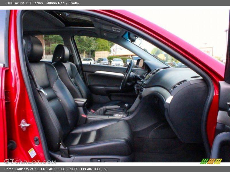 Milano Red / Ebony 2008 Acura TSX Sedan
