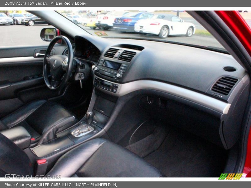 Milano Red / Ebony 2008 Acura TSX Sedan