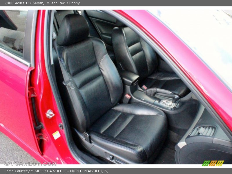 Milano Red / Ebony 2008 Acura TSX Sedan