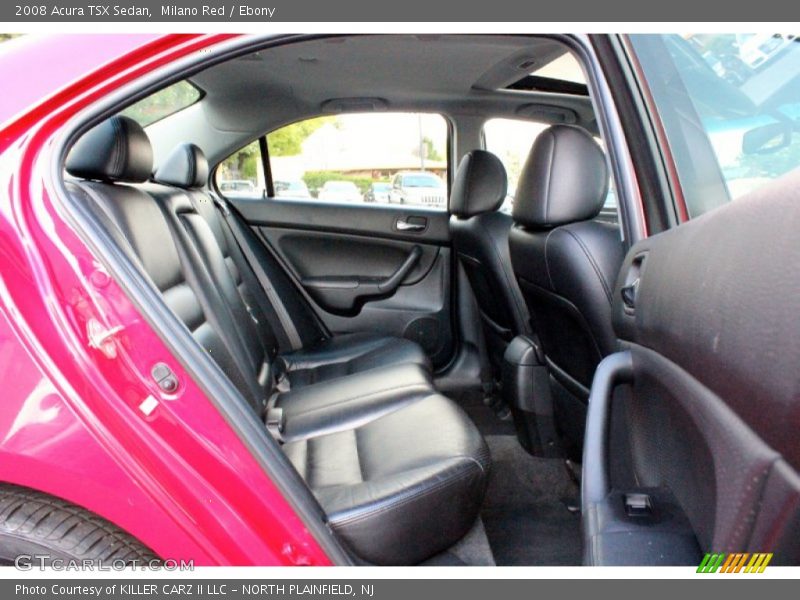 Milano Red / Ebony 2008 Acura TSX Sedan