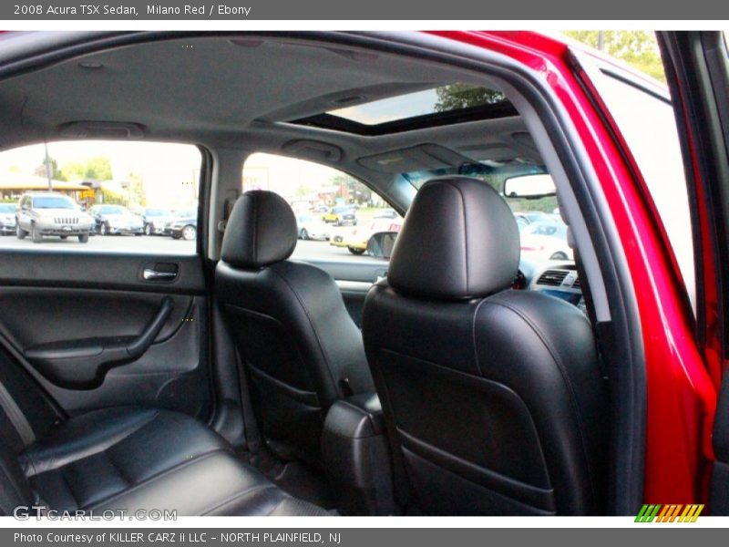 Milano Red / Ebony 2008 Acura TSX Sedan