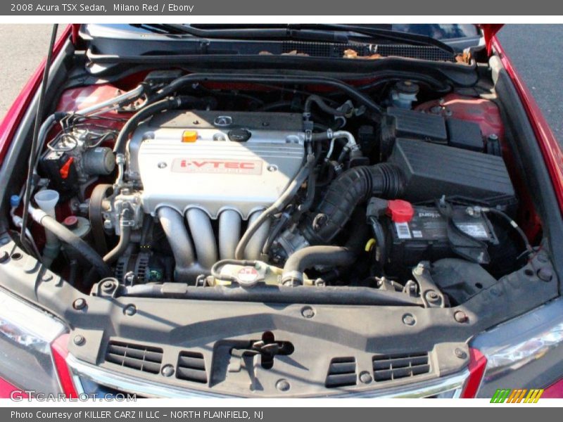 Milano Red / Ebony 2008 Acura TSX Sedan