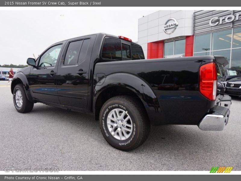 Super Black / Steel 2015 Nissan Frontier SV Crew Cab