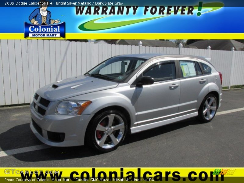 Bright Silver Metallic / Dark Slate Gray 2009 Dodge Caliber SRT 4