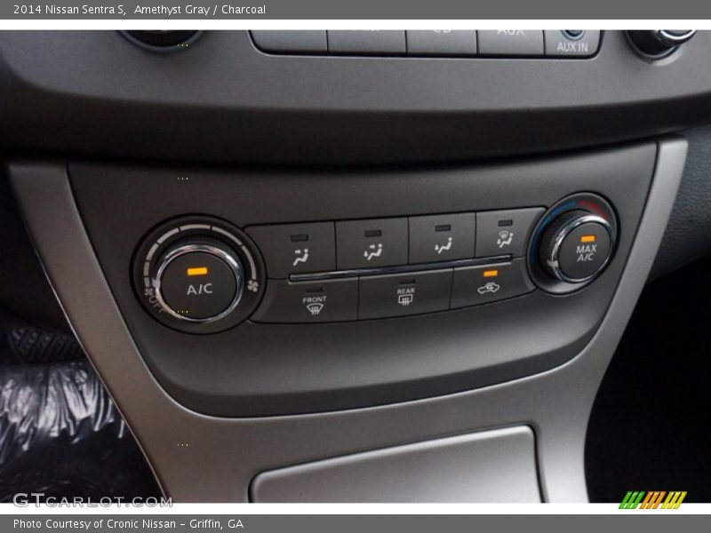 Amethyst Gray / Charcoal 2014 Nissan Sentra S