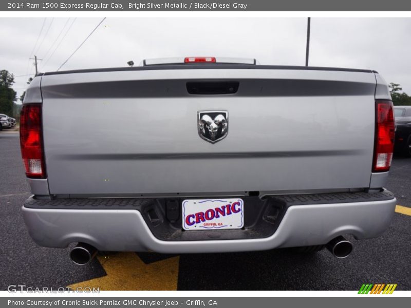 Bright Silver Metallic / Black/Diesel Gray 2014 Ram 1500 Express Regular Cab