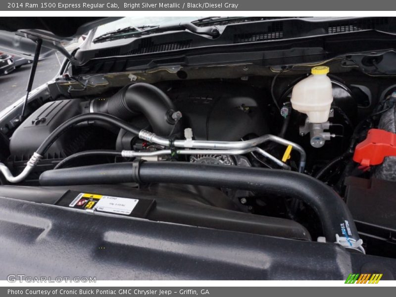 Bright Silver Metallic / Black/Diesel Gray 2014 Ram 1500 Express Regular Cab