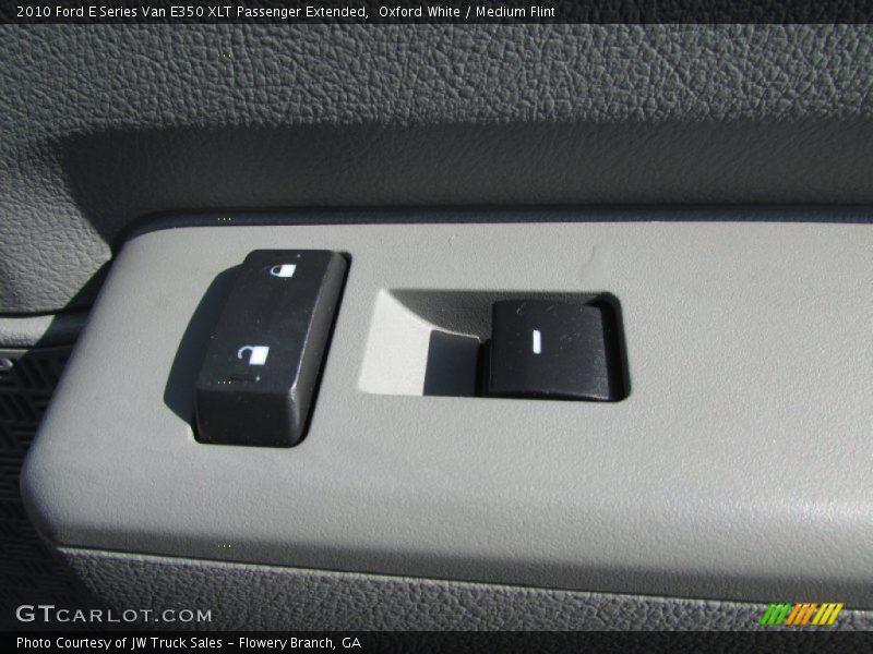 Oxford White / Medium Flint 2010 Ford E Series Van E350 XLT Passenger Extended