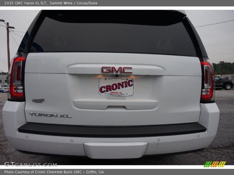 Summit White / Cocoa/Dune 2015 GMC Yukon XL SLT