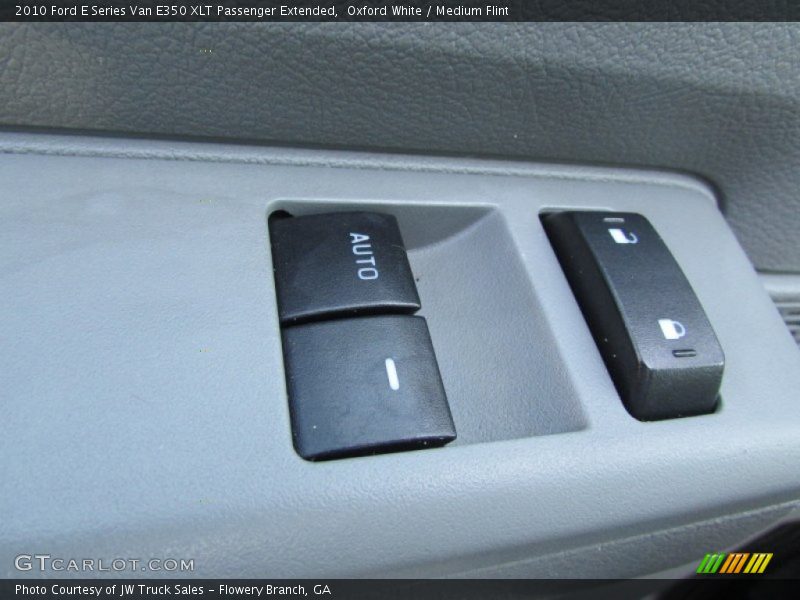 Oxford White / Medium Flint 2010 Ford E Series Van E350 XLT Passenger Extended