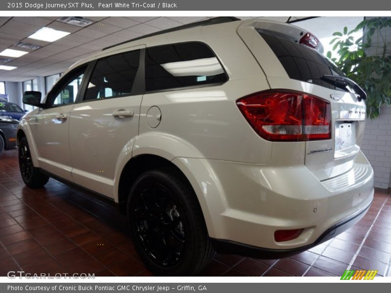 Pearl White Tri-Coat / Black 2015 Dodge Journey SXT Plus