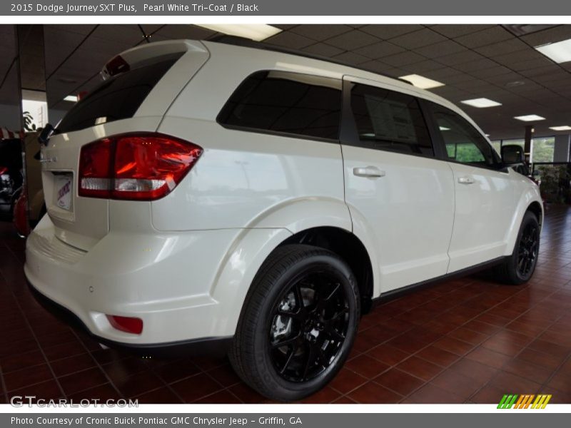 Pearl White Tri-Coat / Black 2015 Dodge Journey SXT Plus