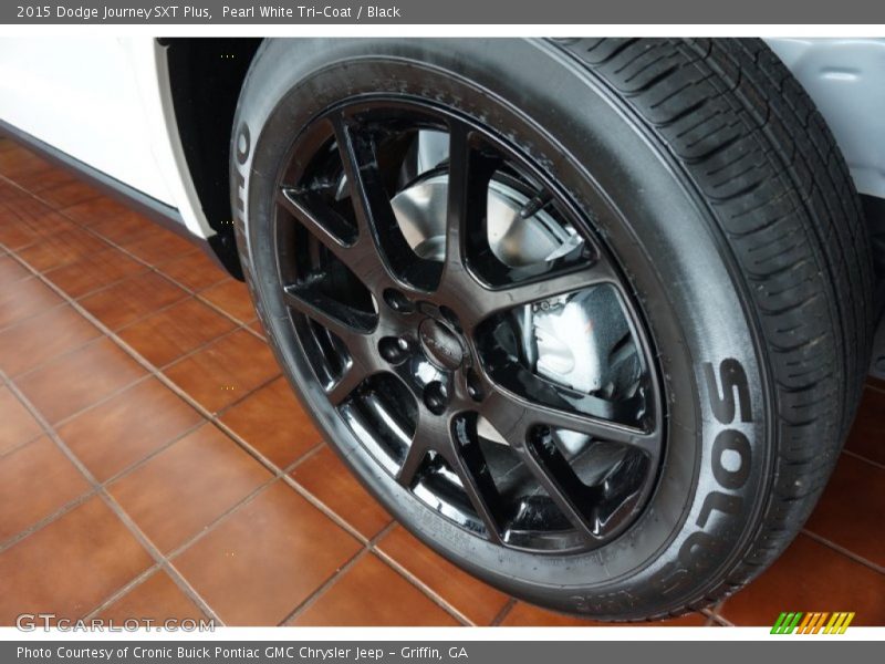 Pearl White Tri-Coat / Black 2015 Dodge Journey SXT Plus