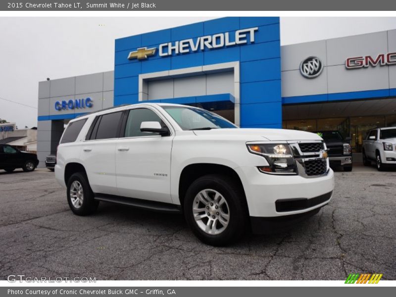 Summit White / Jet Black 2015 Chevrolet Tahoe LT