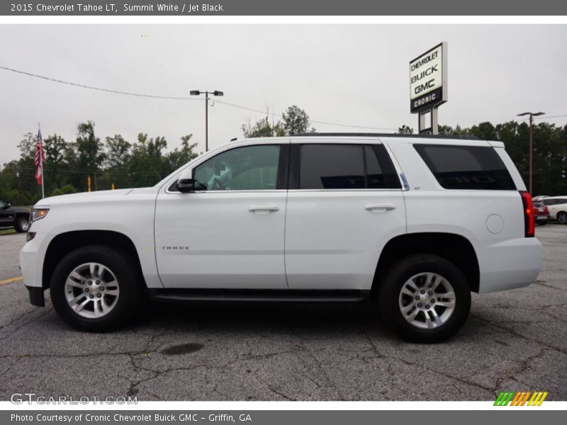 Summit White / Jet Black 2015 Chevrolet Tahoe LT